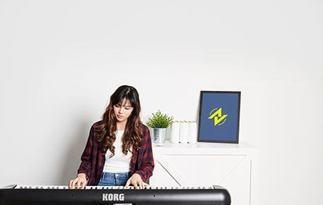 playing piano
